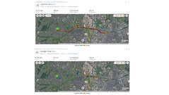 Rota de teste GNSS: resumo