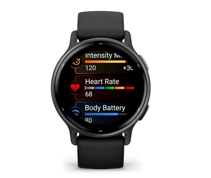 O Garmin Vivoactive 5 em preto para comparação. (Fonte da imagem: Garmin)