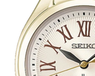 O novo Seiko HEA006J vem com algarismos romanos no mostrador.