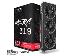 XFX Speedster MERC319 AMD Radeon RX 6800 XT BLACK agora oficial (Fonte: XFX USA)
