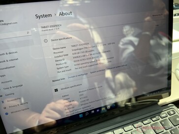 Xiaomi Book S 12.4" hands-on (imagem através do próprio)