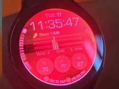 Galaxy Watch4: Este não é o modo noturno, mas sim o começo do fim. (Fonte da imagem: Reddit)