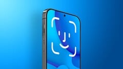 conceito de iPhone com Face ID sob a tela. (Fonte da imagem: MacRumors) 