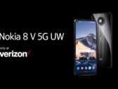 A Nokia apresenta o 8 V 5G UW. (Fonte: Nokia)