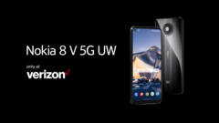 A Nokia apresenta o 8 V 5G UW. (Fonte: Nokia)