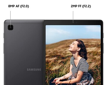 As fotos de imprensa da Samsung para seu novo tablet de orçamento. (Fonte: Samsung)