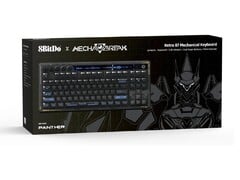 Caixa de varejo do teclado mecânico 8BitDo Retro 87 Mecha Break Edition. (Fonte da imagem: 8BitDo)