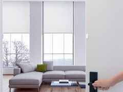 O Aqara Roller Shade Controller T1S é um motor tubular inteligente. (Fonte da imagem: Aqara)