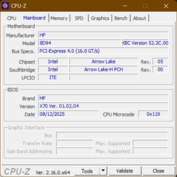 Placa-mãe CPU-Z