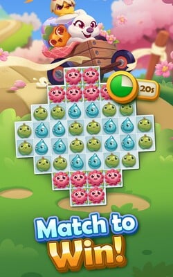 O design de níveis do Farm Heroes Saga é mostrado (Fonte da imagem: Google Play Store)
