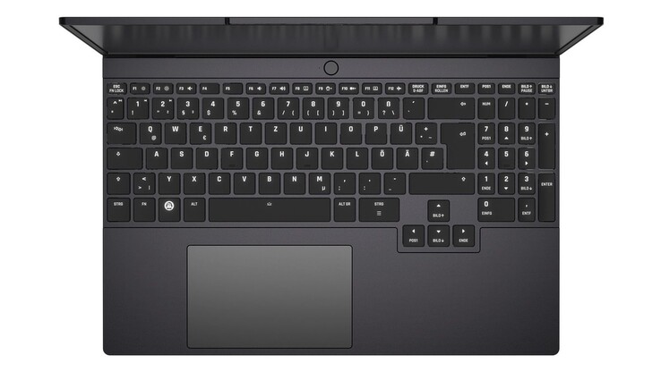 Um teclado numérico está instalado. (Fonte da imagem: Tuxedo)