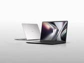 O laptop Wildcat Lake Gram Book possui um design relativamente compacto e leve. Na foto: uma imagem promocional mostrando as duas opções de cor.