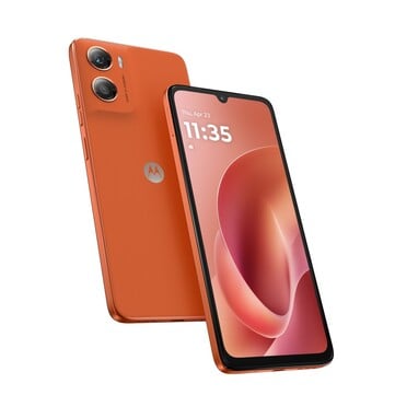 O Moto G06 em Pantone Arabesque. (Fonte da imagem: Motorola)