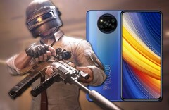 Os problemas de tela fantasma com o POCO X3 Pro podem tornar as sessões de PUBG Mobile problemáticas. (Fonte de imagem: POCO/Tencent - editado)