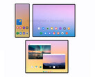 O Galaxy Z TriFold se dobrará de forma diferente dos Huawei Mate XTs existentes. (Fonte da imagem: via @TechHighest)
