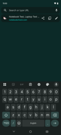 Teclado na vertical