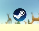 Captura de tela do jogo com o logotipo do Steam sobreposto.
