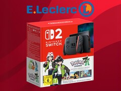 Pokémon Legends: Z-A Switch 2 bundle is shown (Fonte da imagem: E.Leclerc, Nintendo of America com edições)
