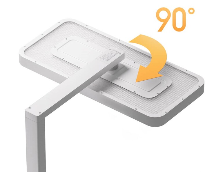 A Xiaomi Mijia Vertical Learning Lamp tem uma cabeça giratória. (Fonte da imagem: Xiaomi)