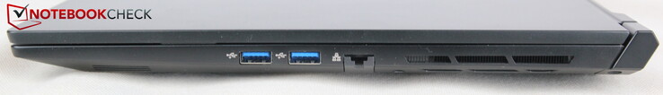 Direita: 2x USB-A 3.0, LAN