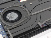 Solução de resfriamento de um HP EliteBook. (Fonte da imagem: Notebookcheck)