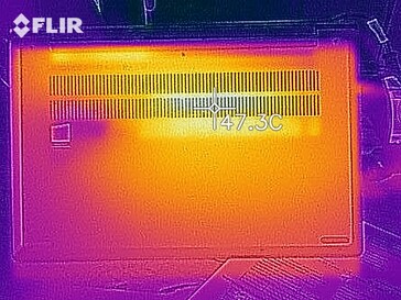 Lado inferior de geração de calor (carga)