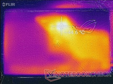 A parte traseira do ponto quente do monitor também é mais quente do que o esperado