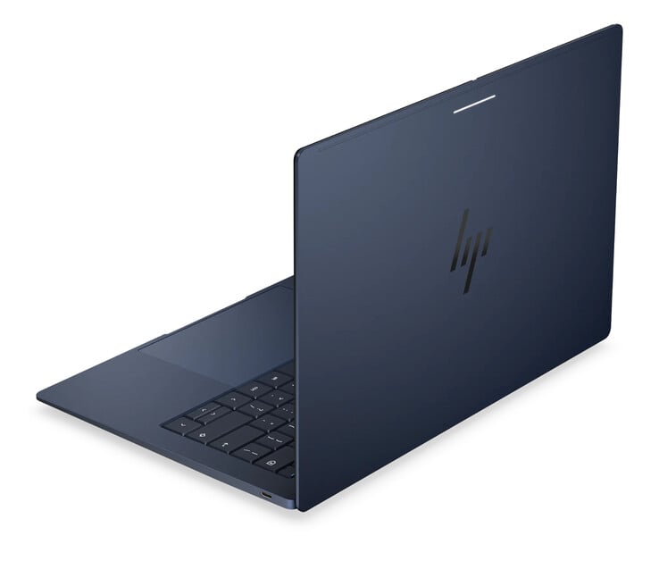 O HP Googlebook 14 também possui um trackpad tátil e uma barra de luz (Glowbar) voltada para a parte traseira.