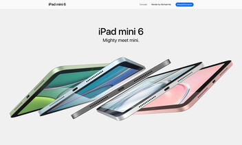 renderização do conceito iPad mini 6 feito em leque. (Fonte de imagem: Michael Ma/Behance)