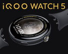 O iQOO Watch 5 conta com um estilo de pulseira de relógio próprio, como muitos de seus rivais. (Fonte da imagem: Vivo - editado)