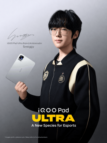 A iQOO apresenta o Pad Ultra com seu embaixador da marca voltado para os esportes eletrônicos