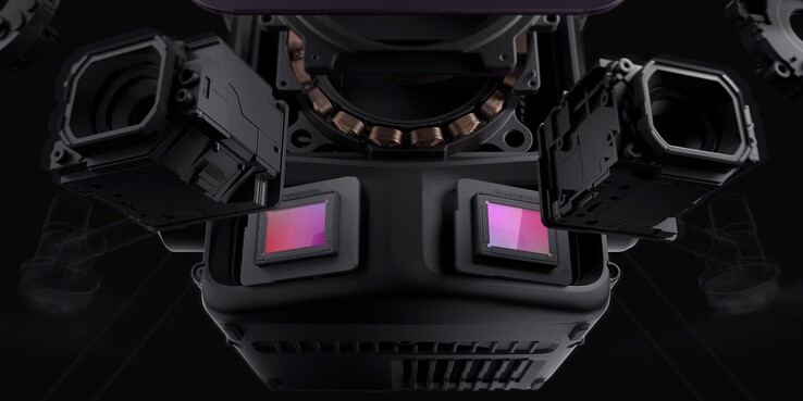 O Zenmuse L3 tem duas câmeras e um módulo LiDAR (Fonte da imagem: DJI)