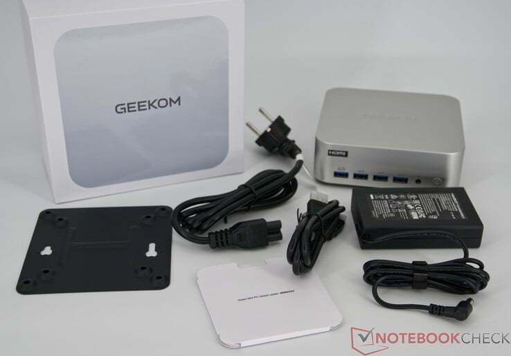 Escopo de entrega do Geekom A9 Max