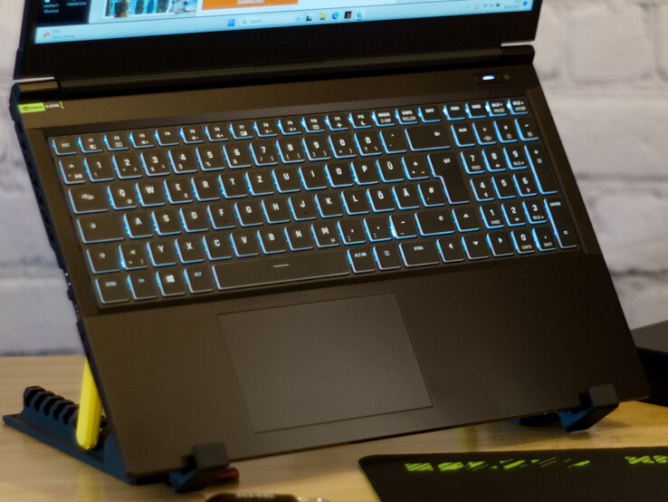 Touchpad e teclado