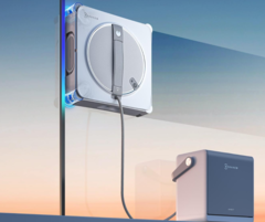 Uma bateria de 4.500 mAh alimenta o novo robô de limpeza de janelas Ecovacs Winbot W2S Omni (foto). (Fonte da imagem: Ecovacs via press release)
