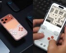 Capa flip-to-play GameBaby Transparent Edition, em edição limitada, para iPhone 17 Pro Max