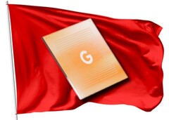 O Google Tensor SoC parece ter atraído bandeiras vermelhas de um rival que em breve será um rival feroz. (Fonte da imagem: Google/Unsplash - editado)