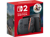 Uma imagem promocional da embalagem da caixa do Nintendo Switch 2 US mostrada em um fundo branco. (Fonte da imagem: Nintendo)
