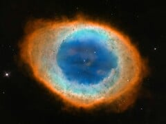 Uma imagem que mostra uma nebulosa.