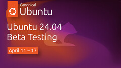 A versão beta do Ubuntu 24.04 está disponível para testes (Imagem: Canonical).