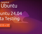A versão beta do Ubuntu 24.04 está disponível para testes (Imagem: Canonical).
