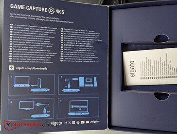 Imagem de configuração rápida impressa na caixa, sem necessidade de manual