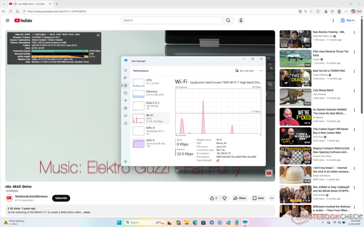Reprodução de vídeo 4K60 suave, sem perda de quadros gravados