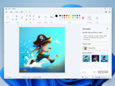 Nova interface de usuário do MS Paint com o botão Cocreator (Fonte da imagem: Microsoft)