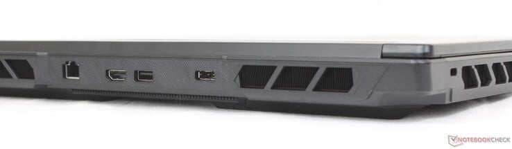 Traseira: RJ-45 (2,5 Gbps), HDMI 2.1, USB-A 3.2 Gen. 2, adaptador CA