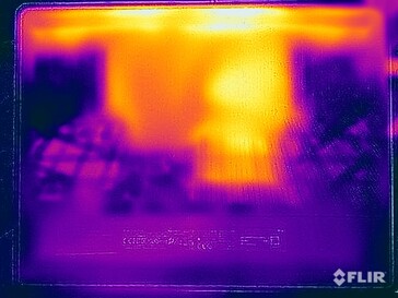 Teste de estresse de temperatura da superfície (parte inferior)