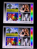 Amplos ângulos de visão OLED para ambas as telas sensíveis ao toque