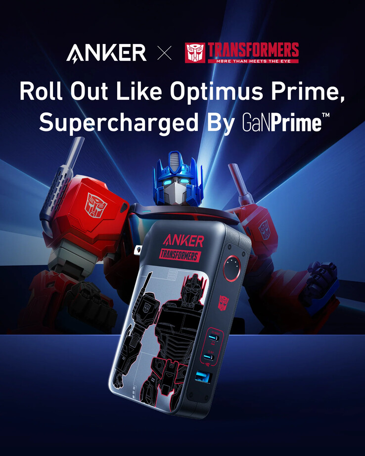 The Anker x Transformers Special Edition 733 Power Bank (GaNPrime PowerCore 65W). (Fonte de imagem: Anker)