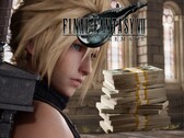 Banner de Final Fantasy 7 Remake mostrando Cloud e uma pilha de dinheiro (Fonte da imagem: captura de tela, Nintendo YouTube com edições)