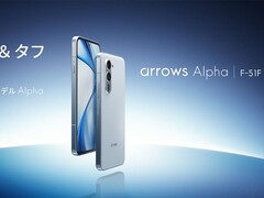 O Fujitsu Arrows Alpha F-51F possui uma tela OLED de 144 Hz (Fonte da imagem: Fujitsu)